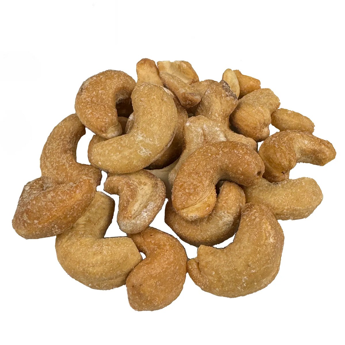 Geröstete Cashewkerne. Sie sehen sehr lecker aus.